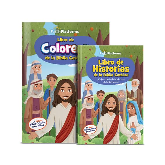 SET DE LIBROS DE HISTORIAS BÍBLICAS CATÓLICAS DE CATECISMO DE AVENTURA